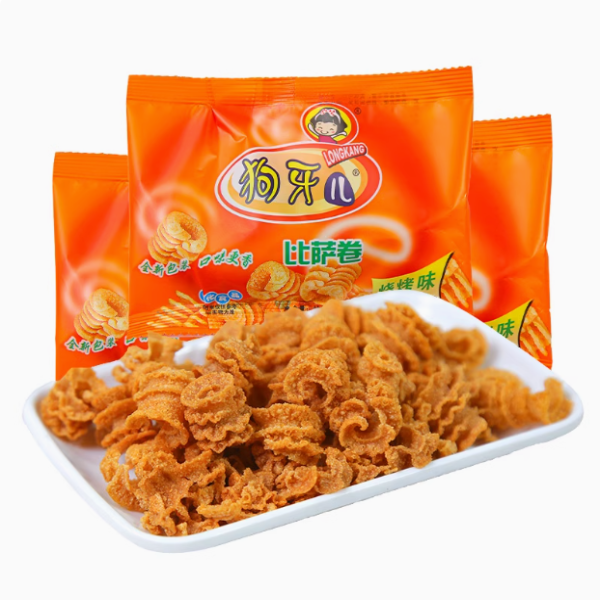 狗牙儿比萨卷 (烧烤味) GOUYAER PIZZA ROLL (BBQ FLAVOR) 20g