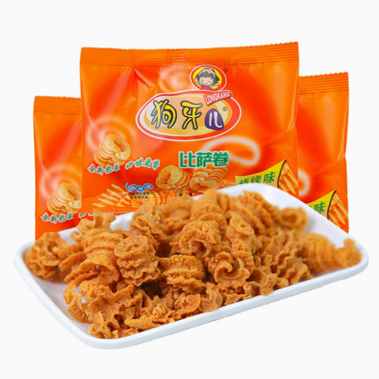 狗牙儿比萨卷 (烧烤味) GOUYAER PIZZA ROLL (BBQ FLAVOR) 20g