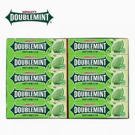 绿箭口香糖五片装 WRIGLEY'S DOUBLE MINT GUM 13.5g