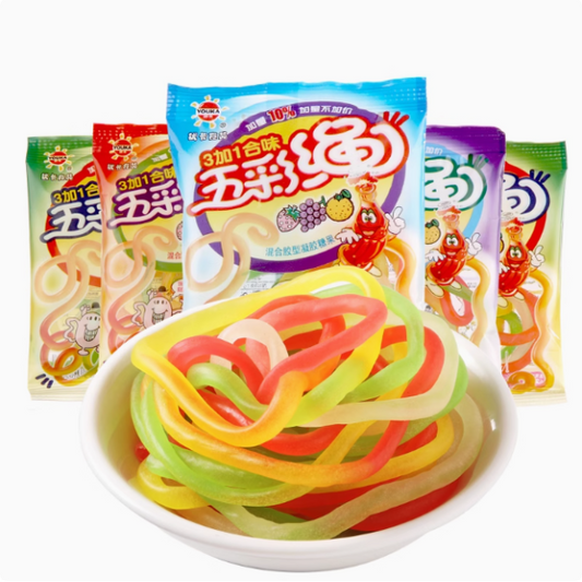优卡五彩绳软糖 GUMMY ROPES CANDY  12g