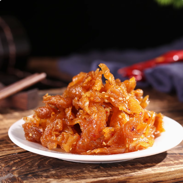 火旺炮素干煸鱿鱼丝 SQUID FLAVORED PLANT-BASED MEAT 21g