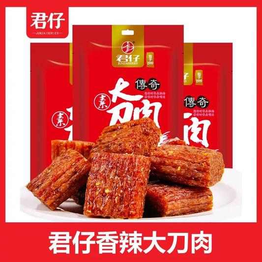 君仔大刀肉260g Spicy Pork Flavor Snack 260g