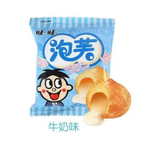 旺旺牛奶味泡芙 Wangwang Milk Flavor Puff 16g*3
