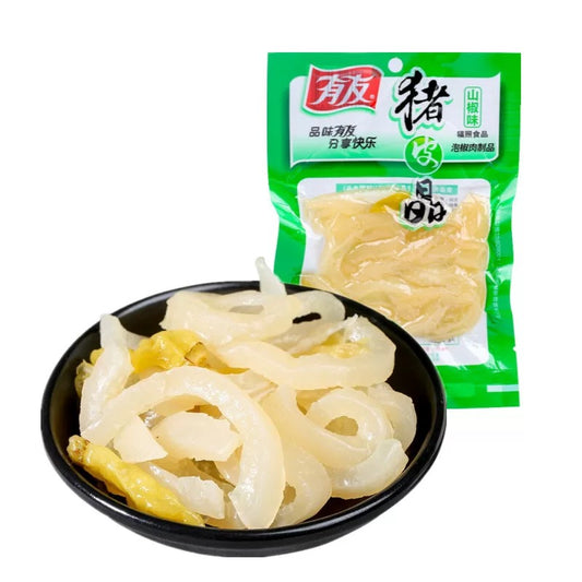 有友山椒味猪皮晶 SPICY PIG SKIN JAPANESE PEPPER FLAVOR 60g