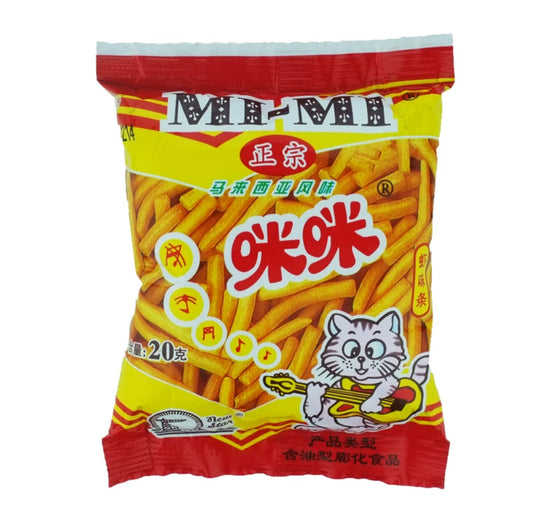 咪咪虾味条 MIMI'S PRAWN FLAVORED CHIPS 20g